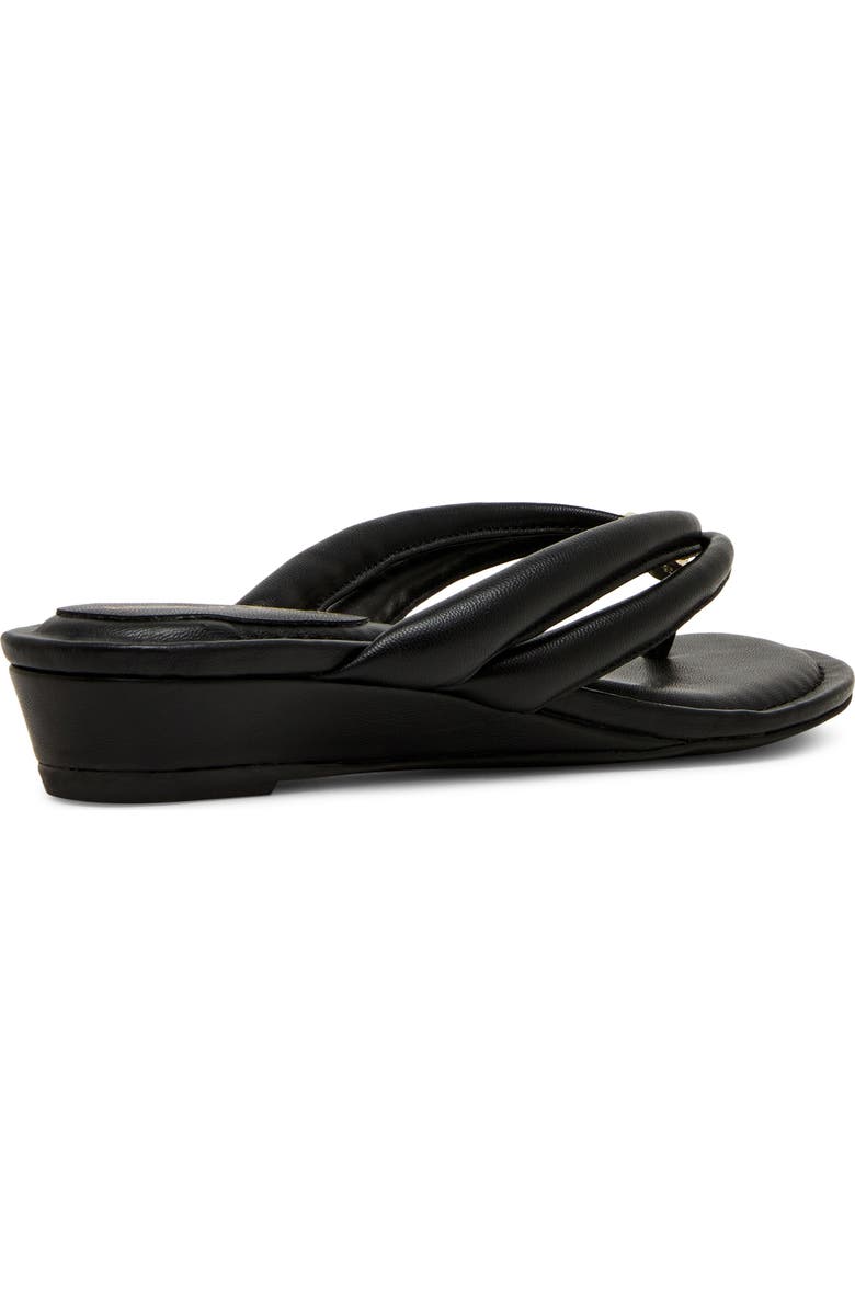 Anne Klein Bari Wedge Sandal, Alternate, color, Black