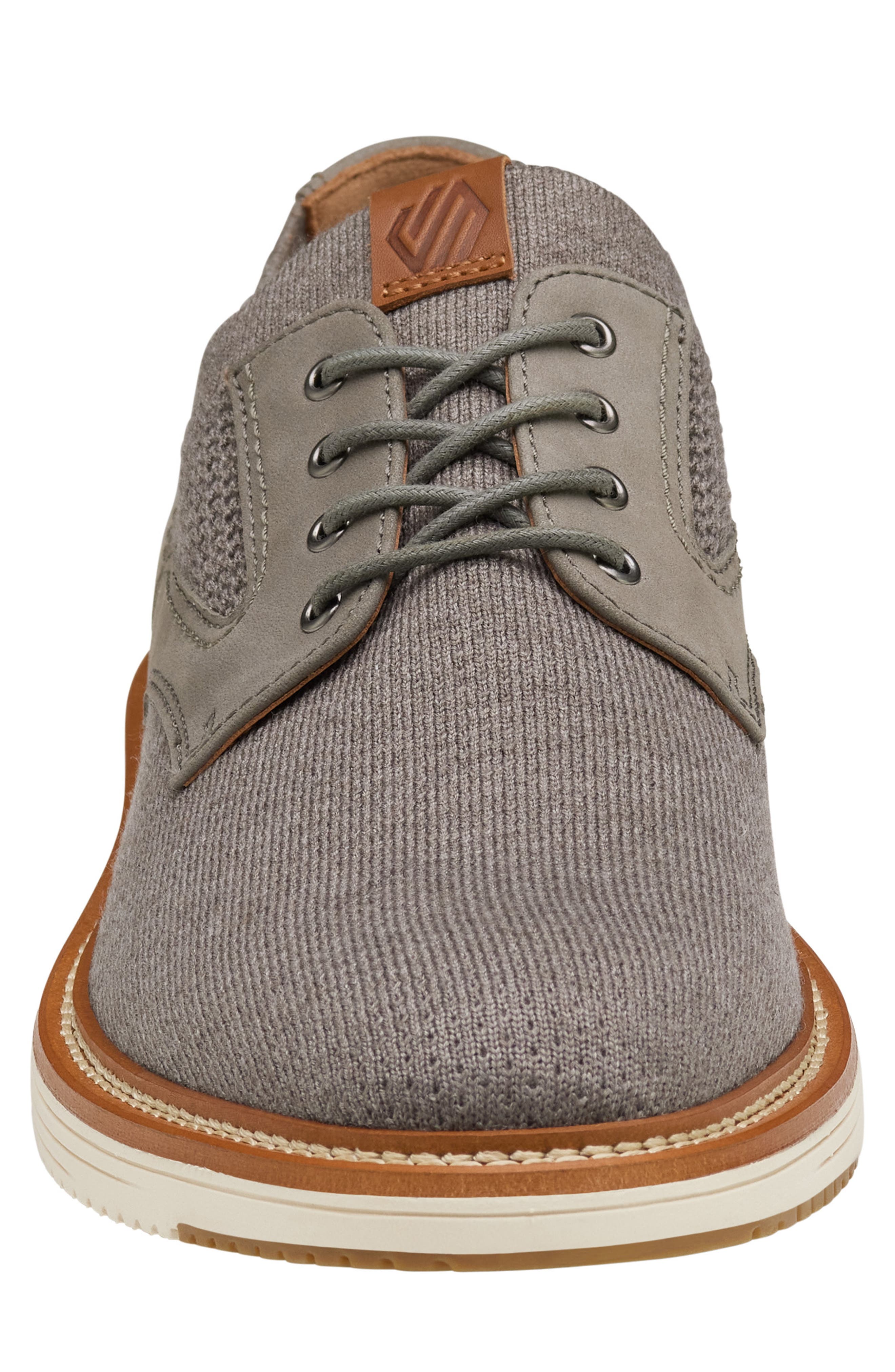 Upton Plain Toe Knit Derby, Alternate, color, GRAY