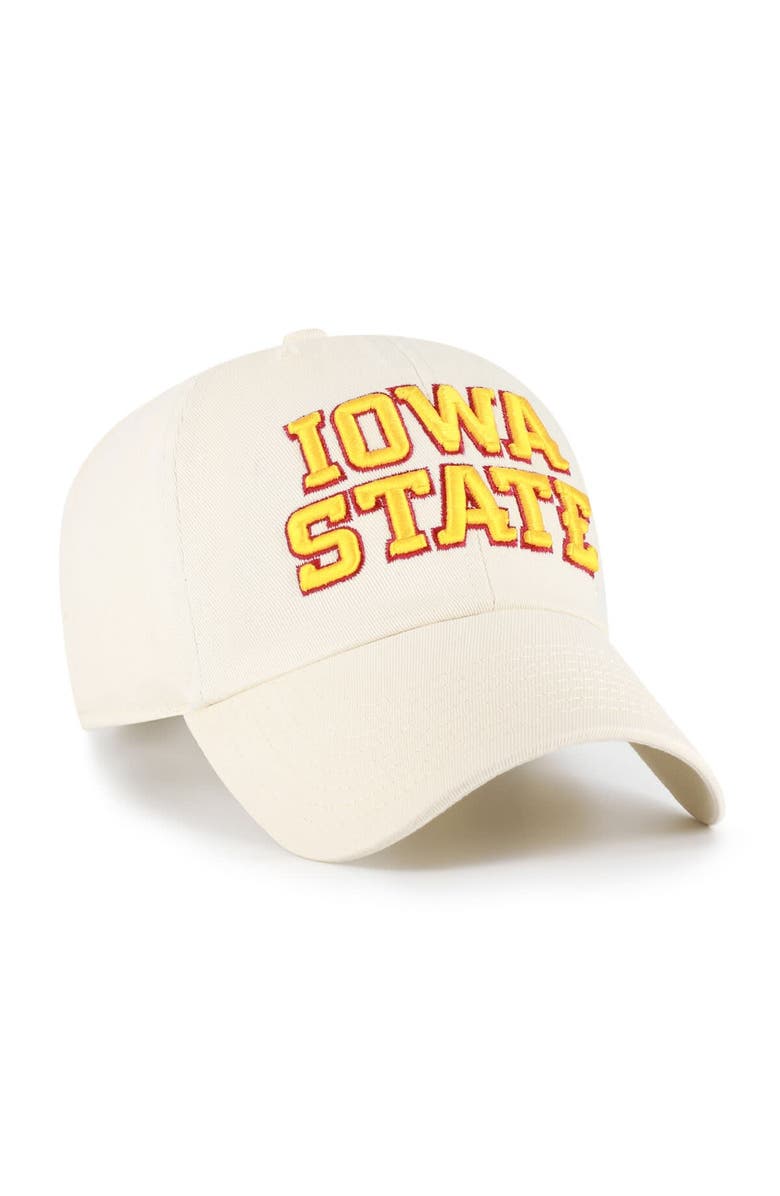 '47 Men's '47 Sand Iowa State Cyclones Clean Up Adjustable Hat, Alternate, color, Sand