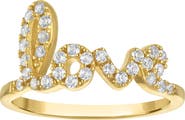 FZN Cubic Zirconia Love Ring