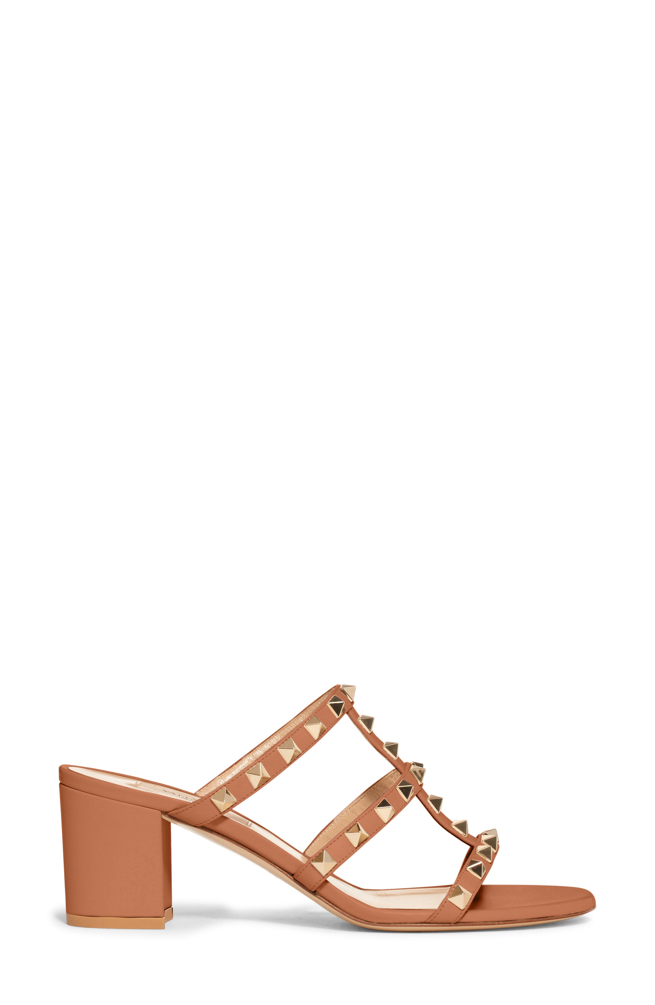 Valentino Garavani Valentino Rockstud Slide Sandal, Alternate, color, 
