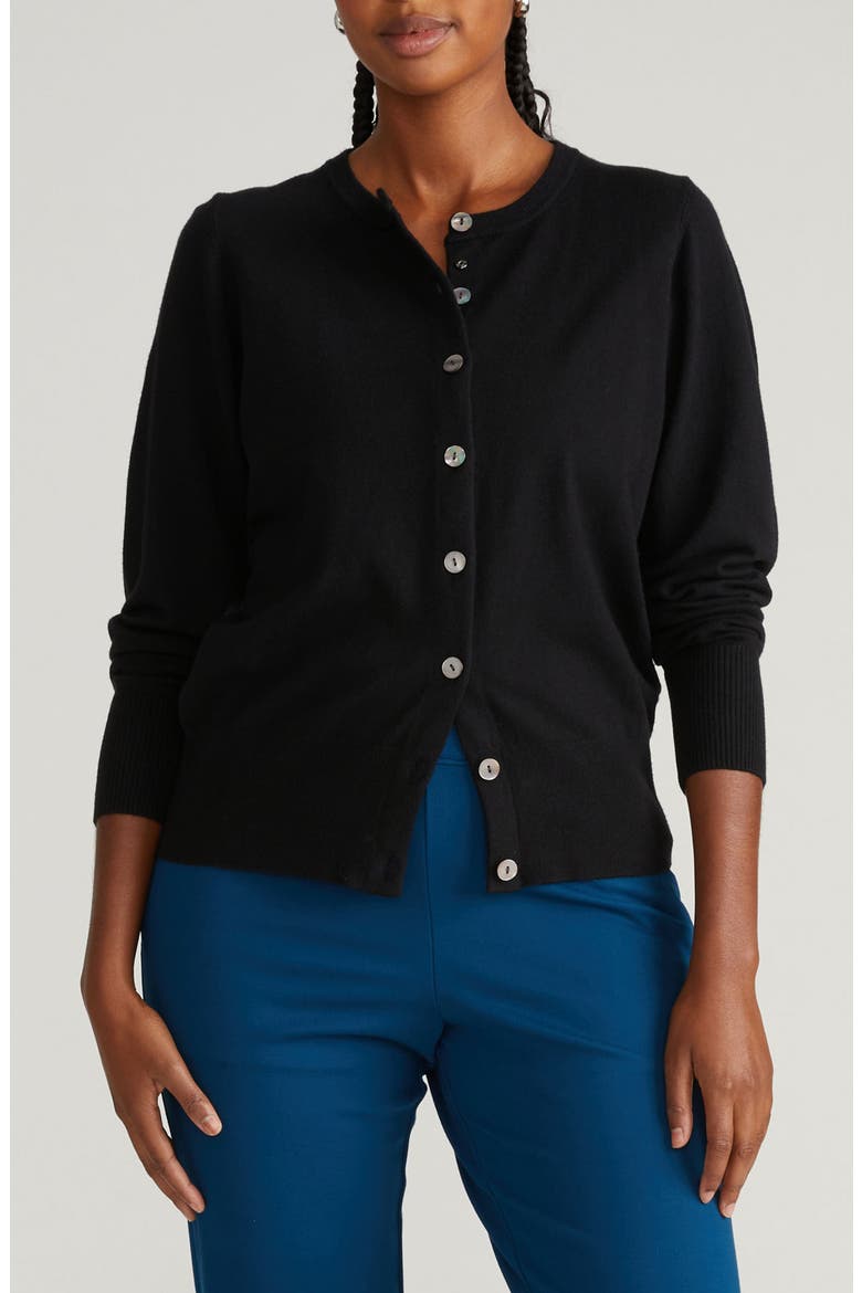 Savvy Cardigan, Main, color, BLACK