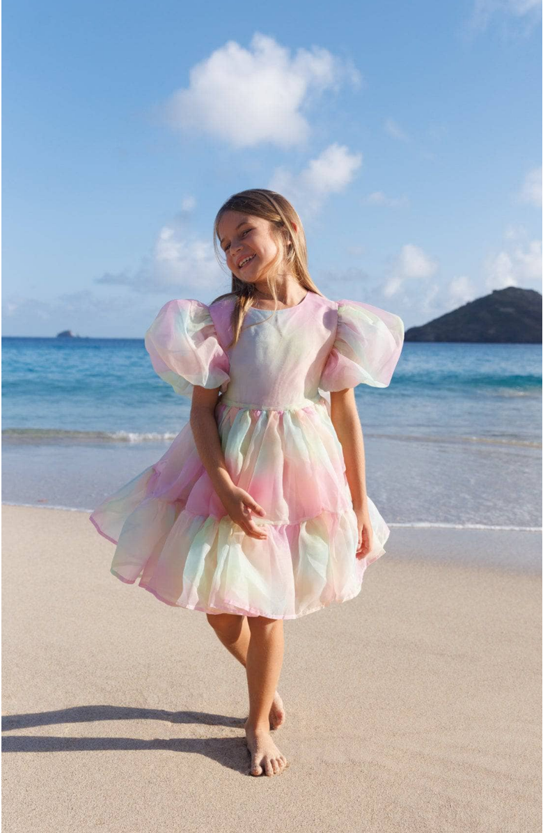 Lola + The Boys Marshmallow Dream Dress, Alternate, color, Pink