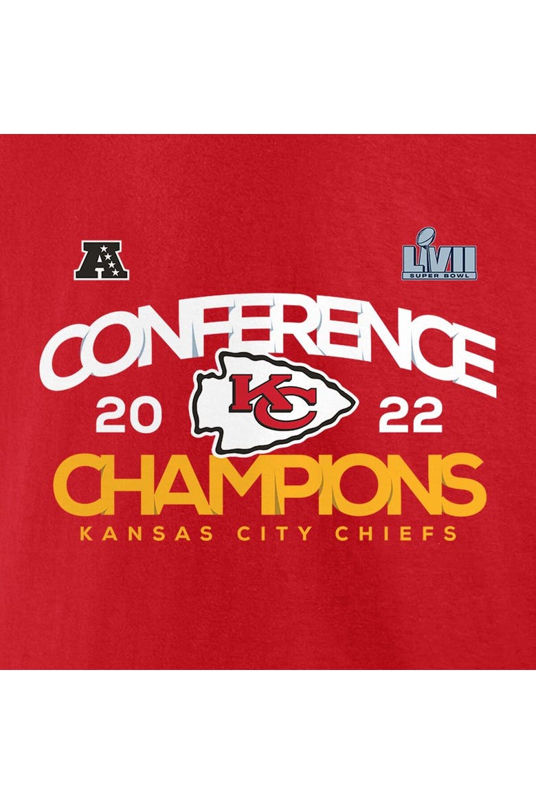 Men's Fanatics Branded Red Kansas City Chiefs 2022 AFC Champions Shadow Cast T-Shirt, Alternate, color, Red