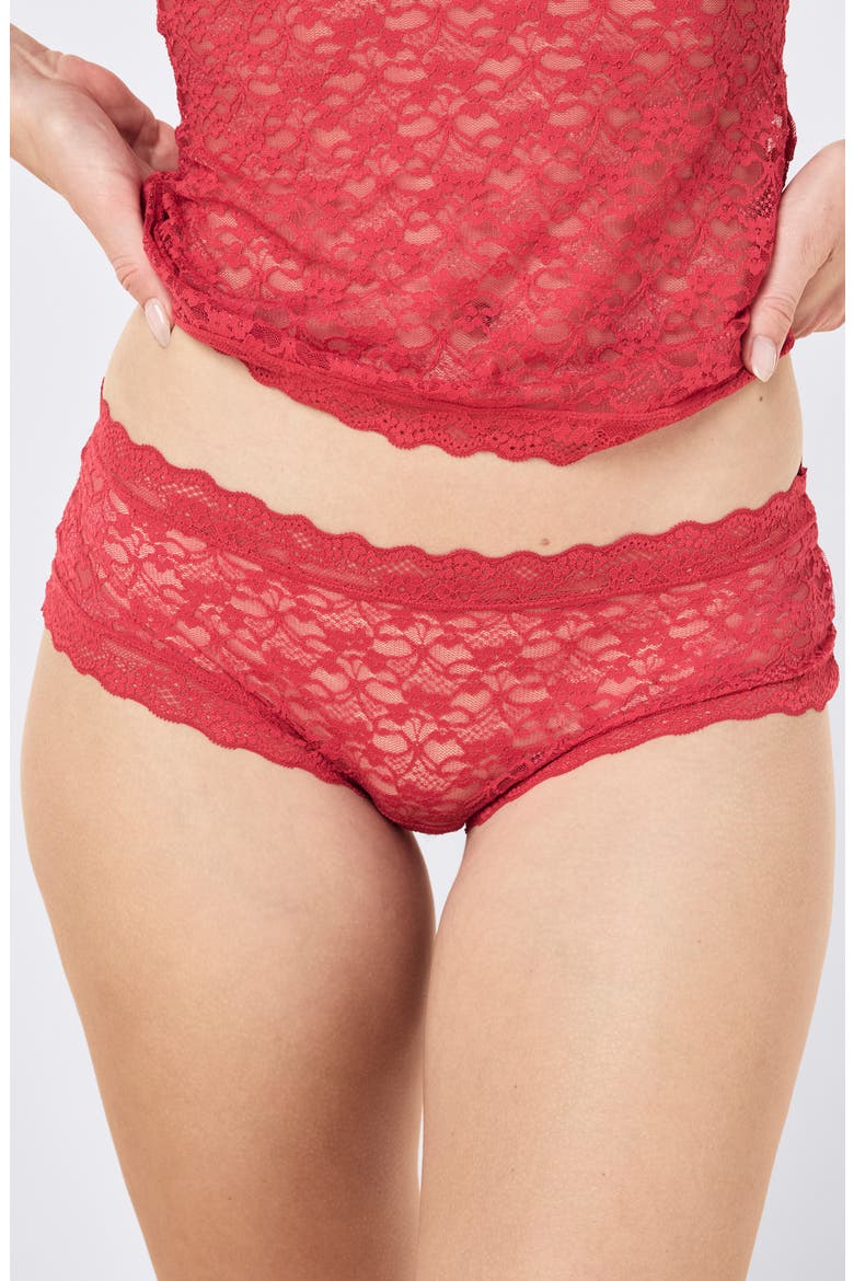 Lulu Lace Boyshorts, Main, color, AMOUR ROSE
