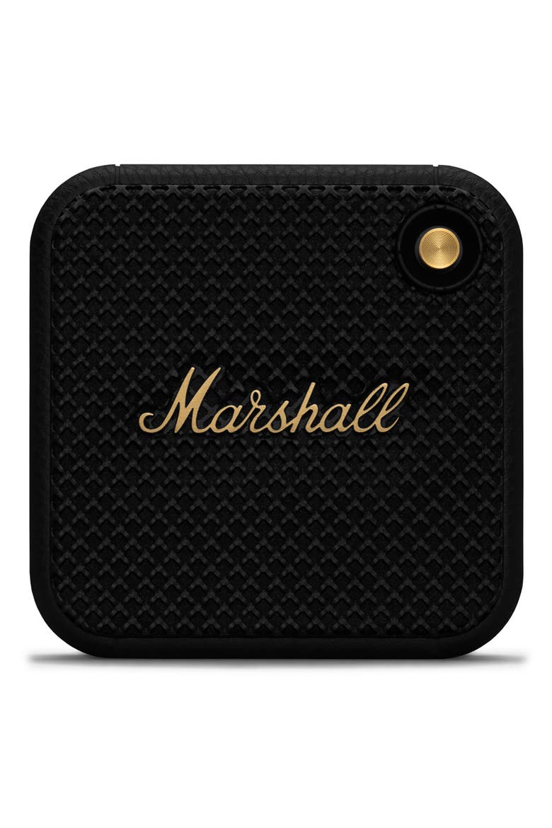 Willen Wireless Speaker, Main, color, BLACK/ BRASS