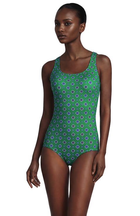 Tugless Low Leg One Piece Swimsuit