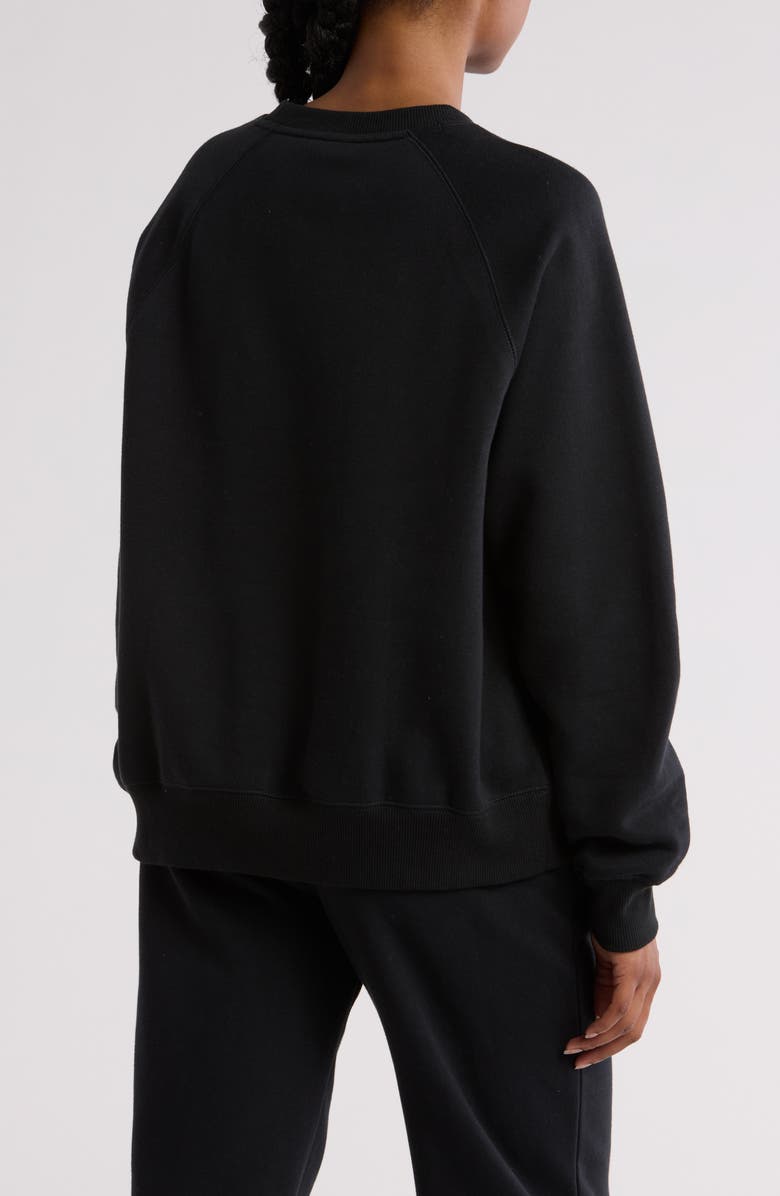 Abound Raglan Sleeve Sweatshirt, Alternate, color, Black Jet
