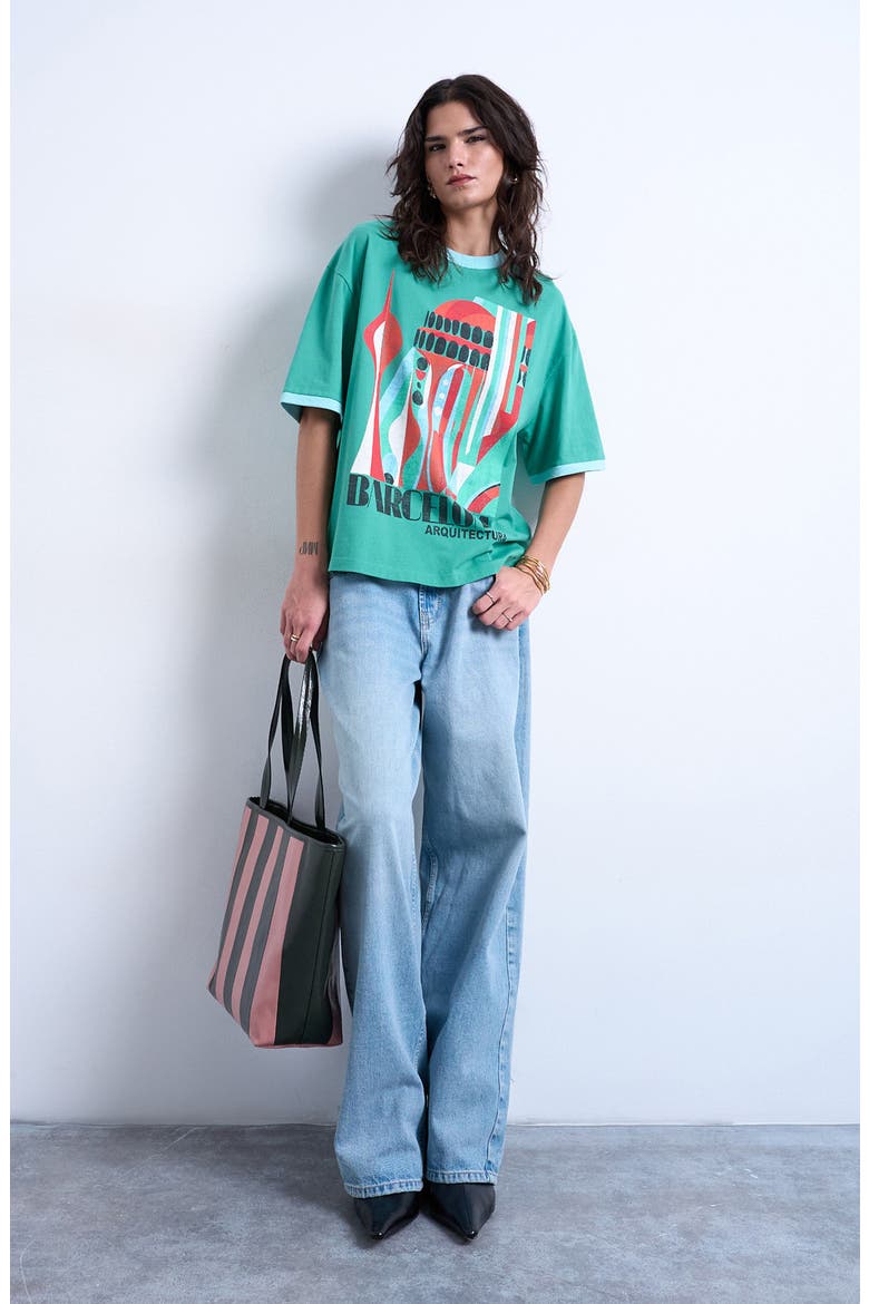 Barcelona Graphic Cotton T-Shirt, Alternate, color, MGREEN