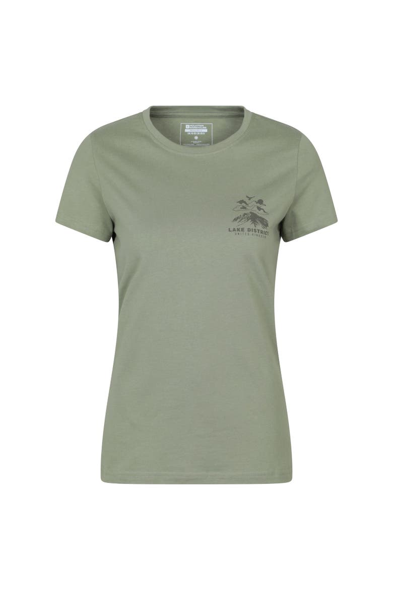 Lake District Sunset T-Shirt, Main, color, Khaki Green
