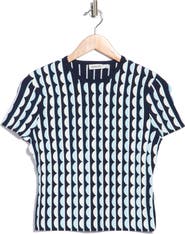 Simkhai Kendra Scallop Knit Top