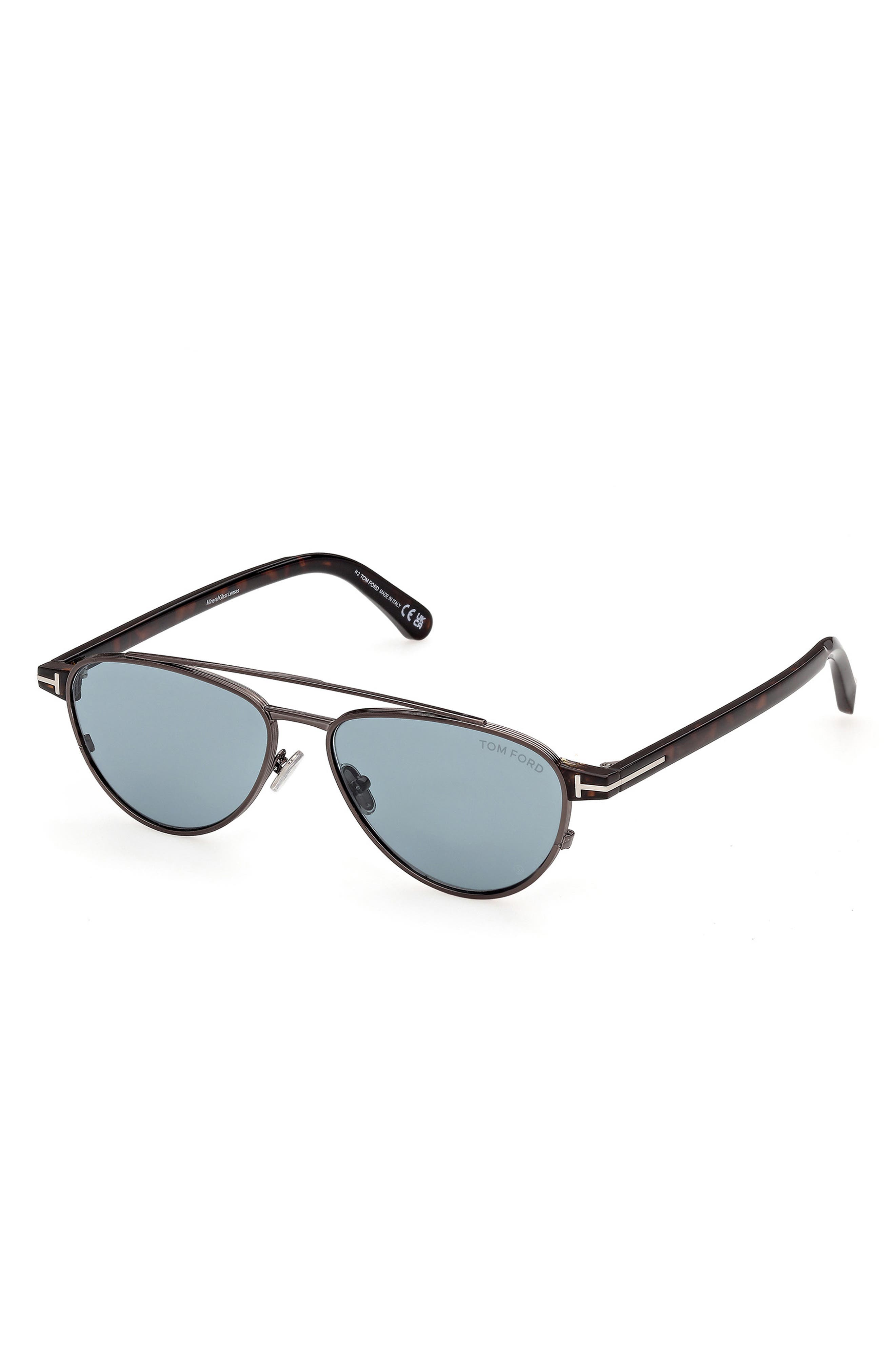 TOM FORD Anthony 02 55mm Pilot Sunglasses (Men) | Nordstrom