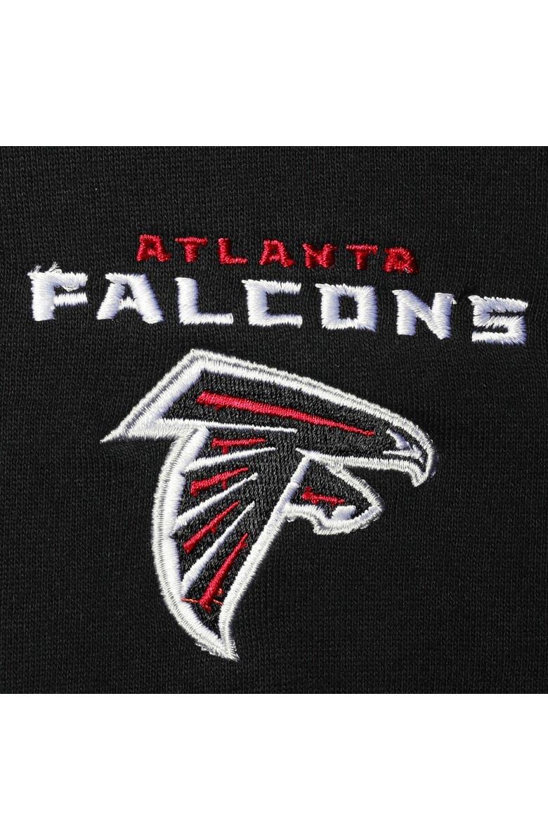 DUNBROOKE Men's Dunbrooke Black Atlanta Falcons Craftsman Thermal-Lined Full-Zip Hoodie, Alternate, color, 