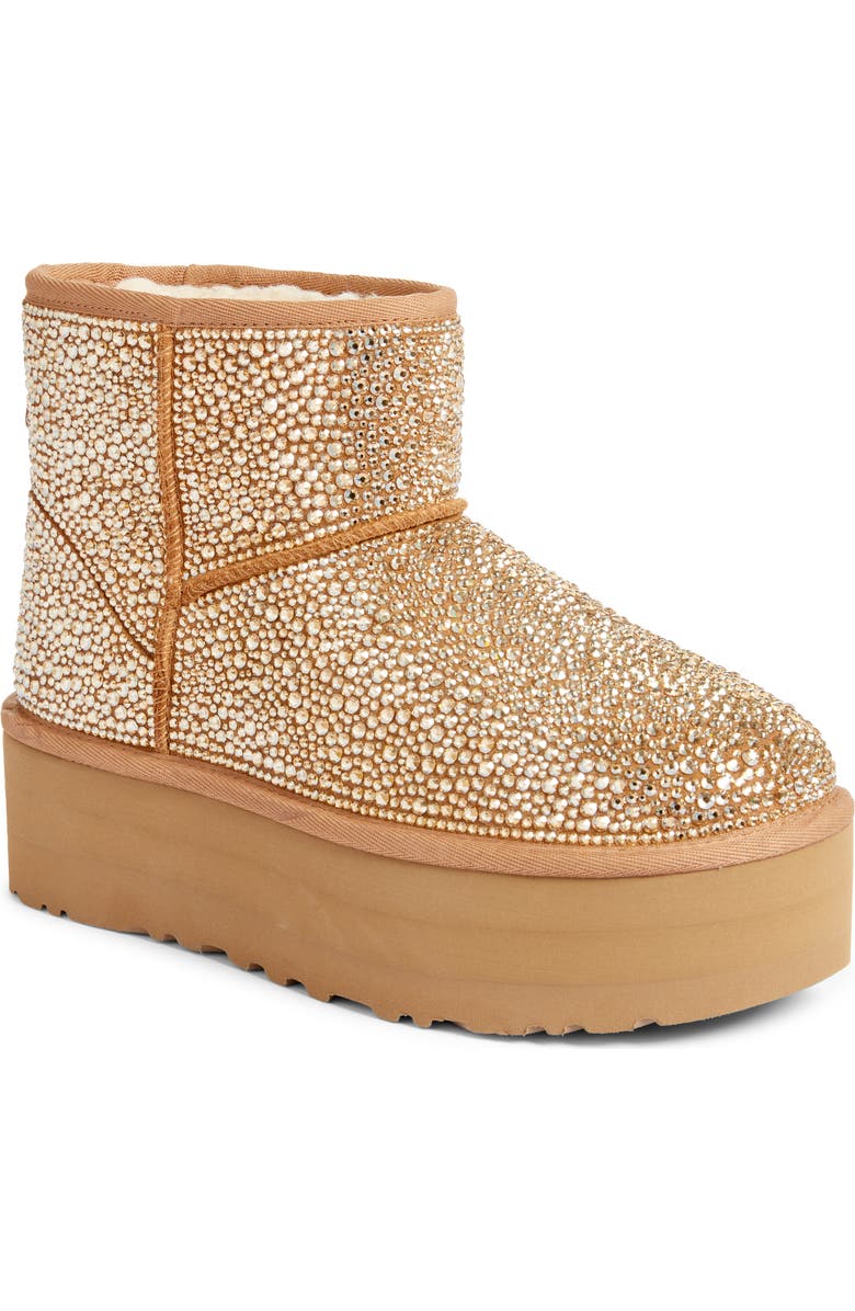 UGG<sup>®</sup> Cosmos Classic Mini Platform Boot with Swarovski<sup>®</sup> Crystals, Main, color,