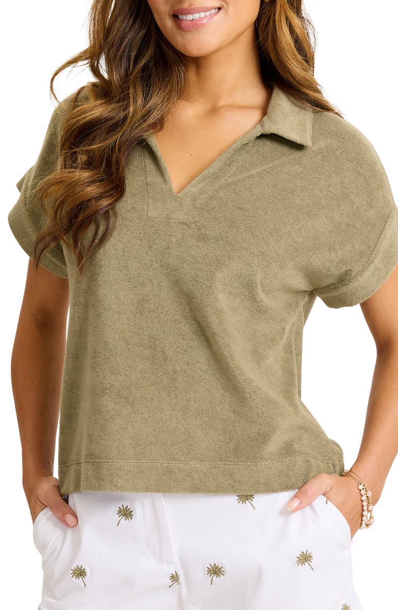 Tommy Bahama Suncoast Terry Cloth Polo, Main, color, 
