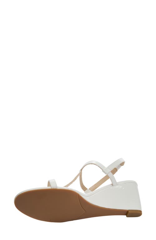 Vaneli Mohan T-strap Wedge Sandal In White