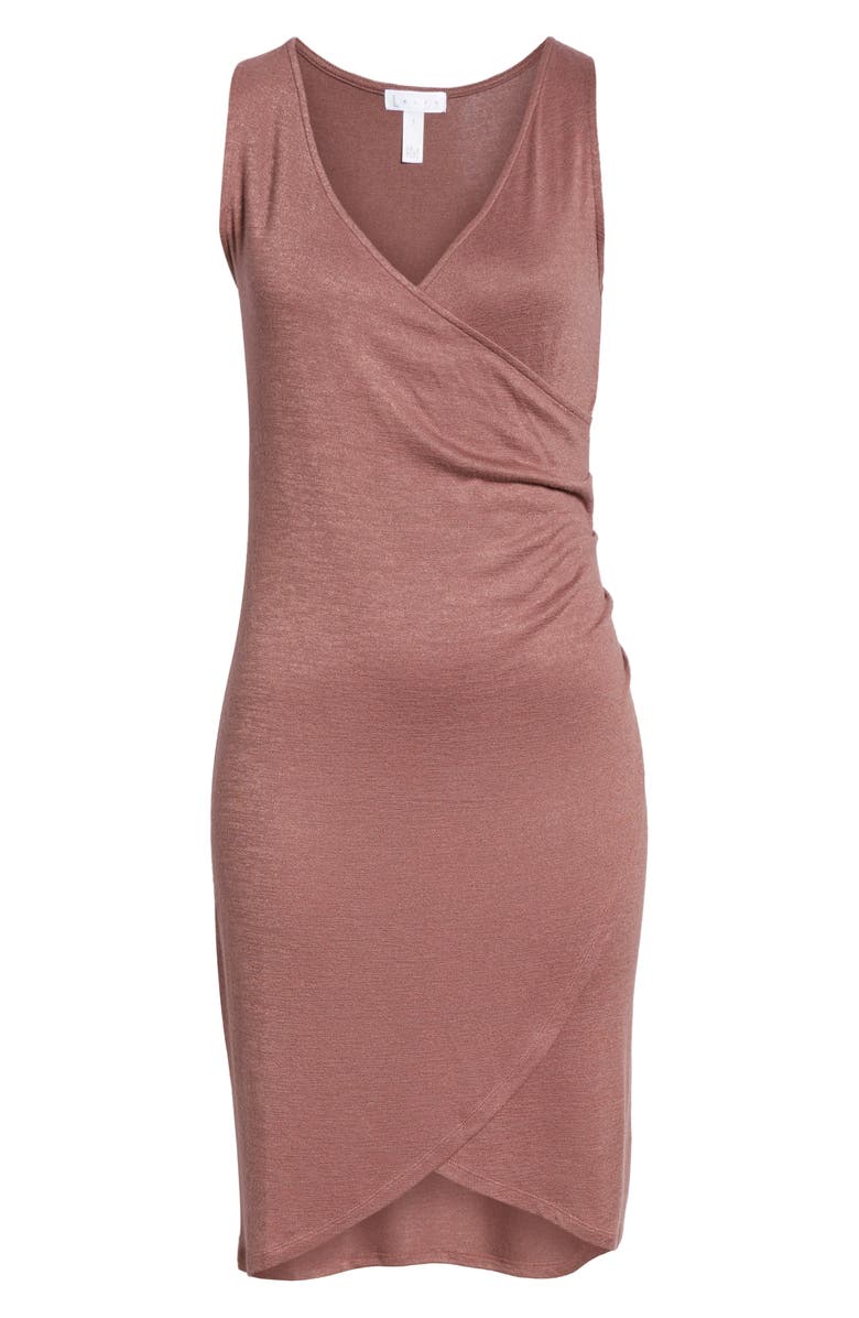 Leith Mélange Wrap Dress, Alternate, color,