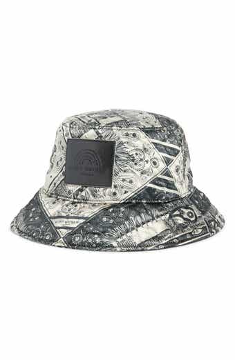 Kurt Geiger London Bandana Print Quilted Bucket Hat