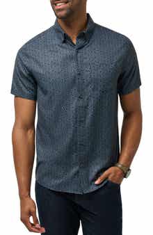 TravisMathew Country Mile Short Sleeve Button-Up Shirt