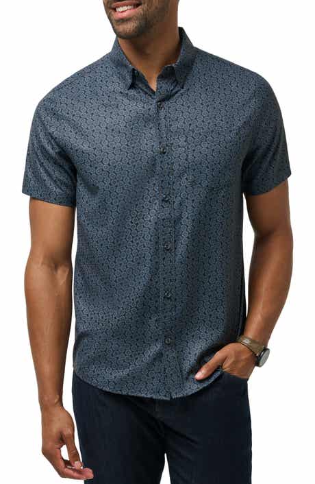 TravisMathew Country Mile Short Sleeve Button-Up Shirt