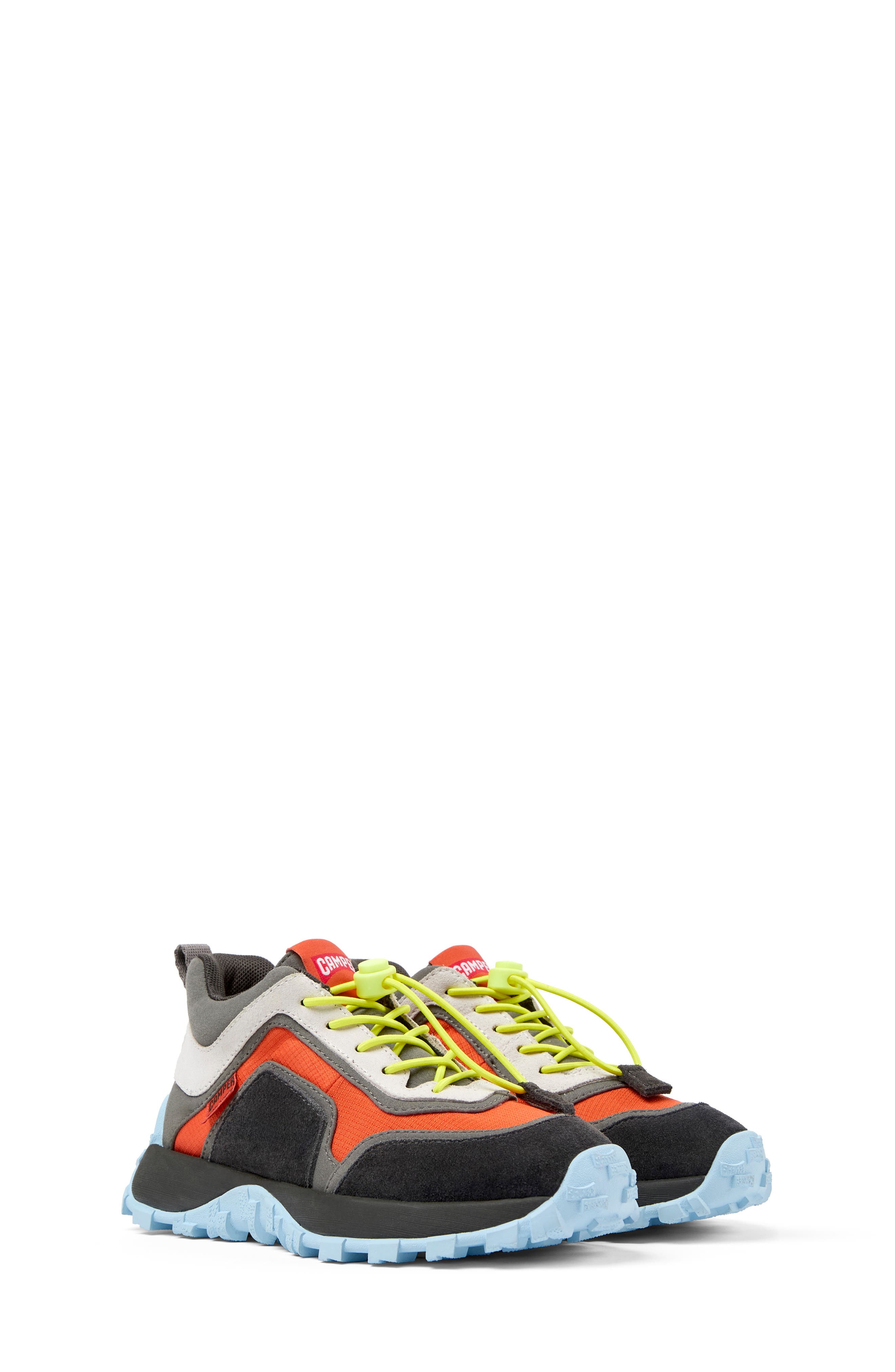 Camper Kids' Drift Trail Sneaker, Main, color, Orange Multi