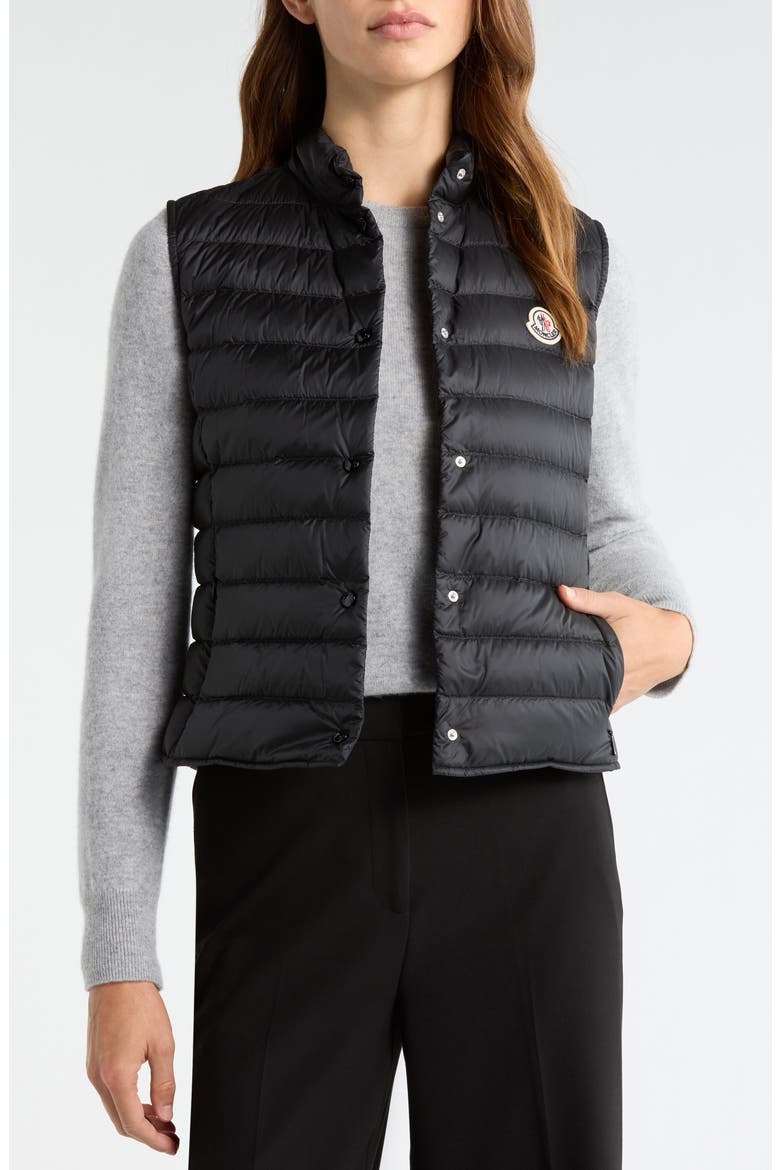 Liane Down Puffer Vest, Alternate, color, BLACK