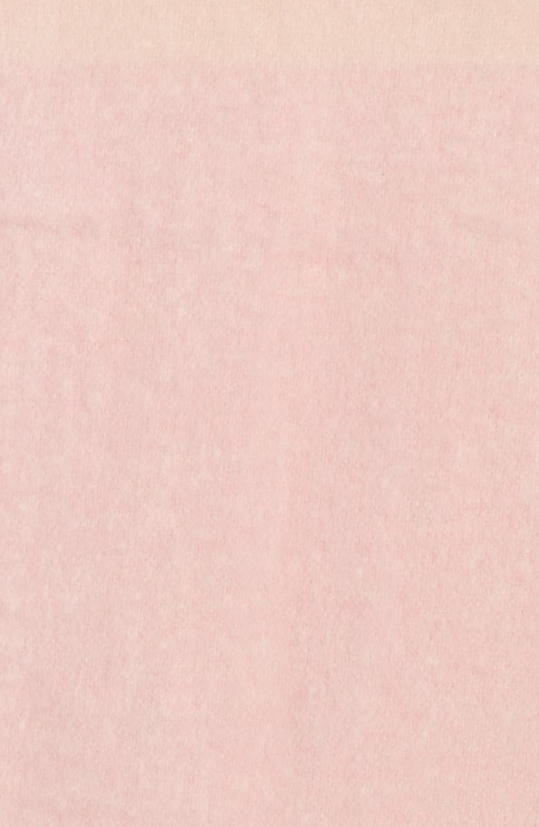 Tasha Pastel Colorblock Blanket Scarf, Alternate, color, Blush/ Grey Lemon