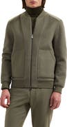 Bugatchi Wool Blend Bomber Jacket