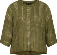 City Chic Sienna Open Stitch Sweater