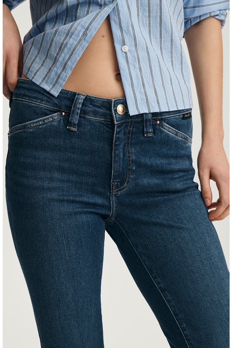Sydney Mid Rise Flare Jeans, Alternate, color, DARK BRUSHED GOLD P