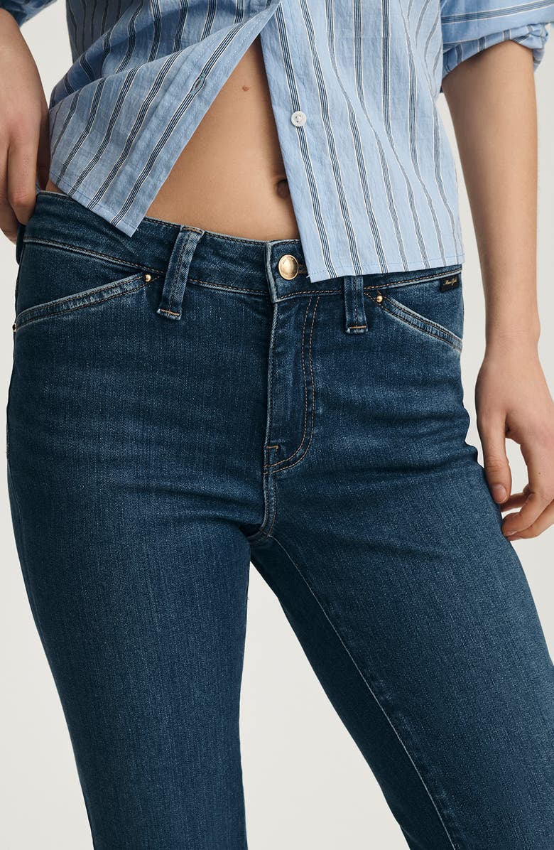 Mavi Jeans Sydney Mid Rise Flare Jeans, Alternate, color, 