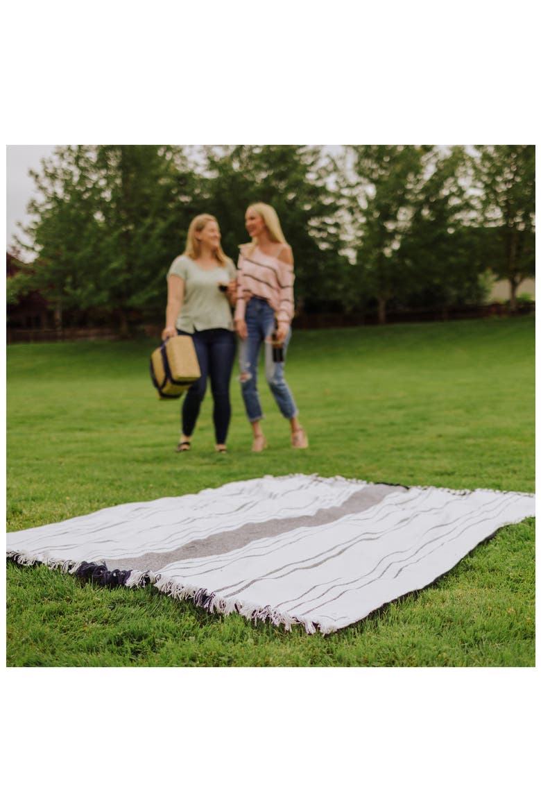 Montecito Outdoor Picnic Blanket, Alternate, color, BLUE