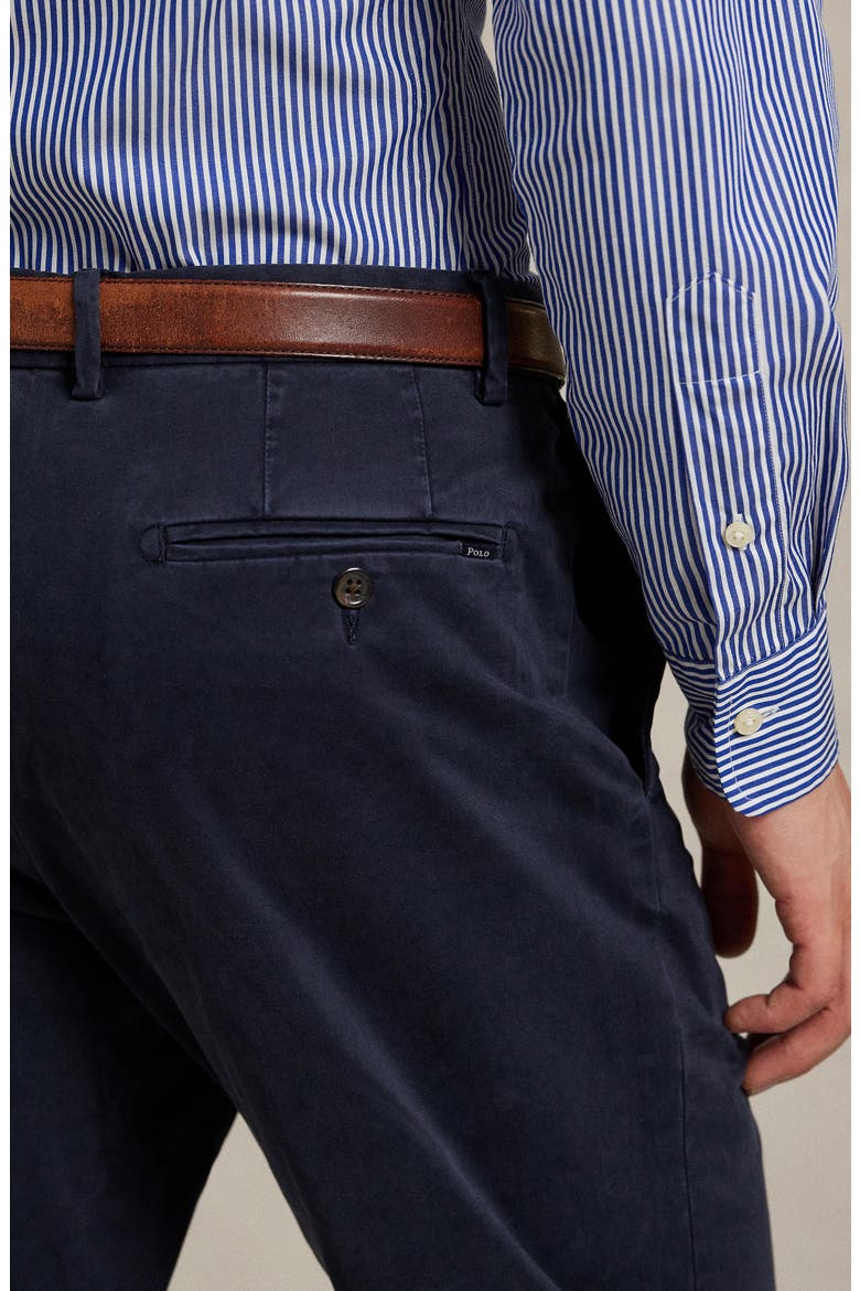 Jarrett Slim Fit Sateen Pants, Alternate, color, AVIATOR NAVY