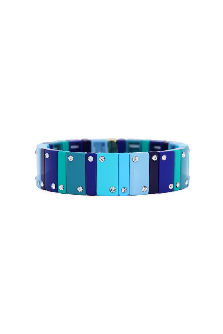 Mist Domino Stretch Bracelet, Alternate, color, Mist
