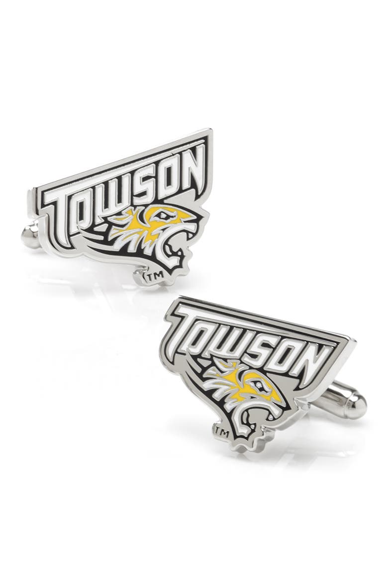 NCAA Collegiate Towson University Tigers Cuff Links, Main, color, TOWSON UNIVERSITY TIGARS