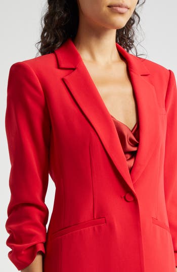 Khloe Ruched Sleeve Blazer