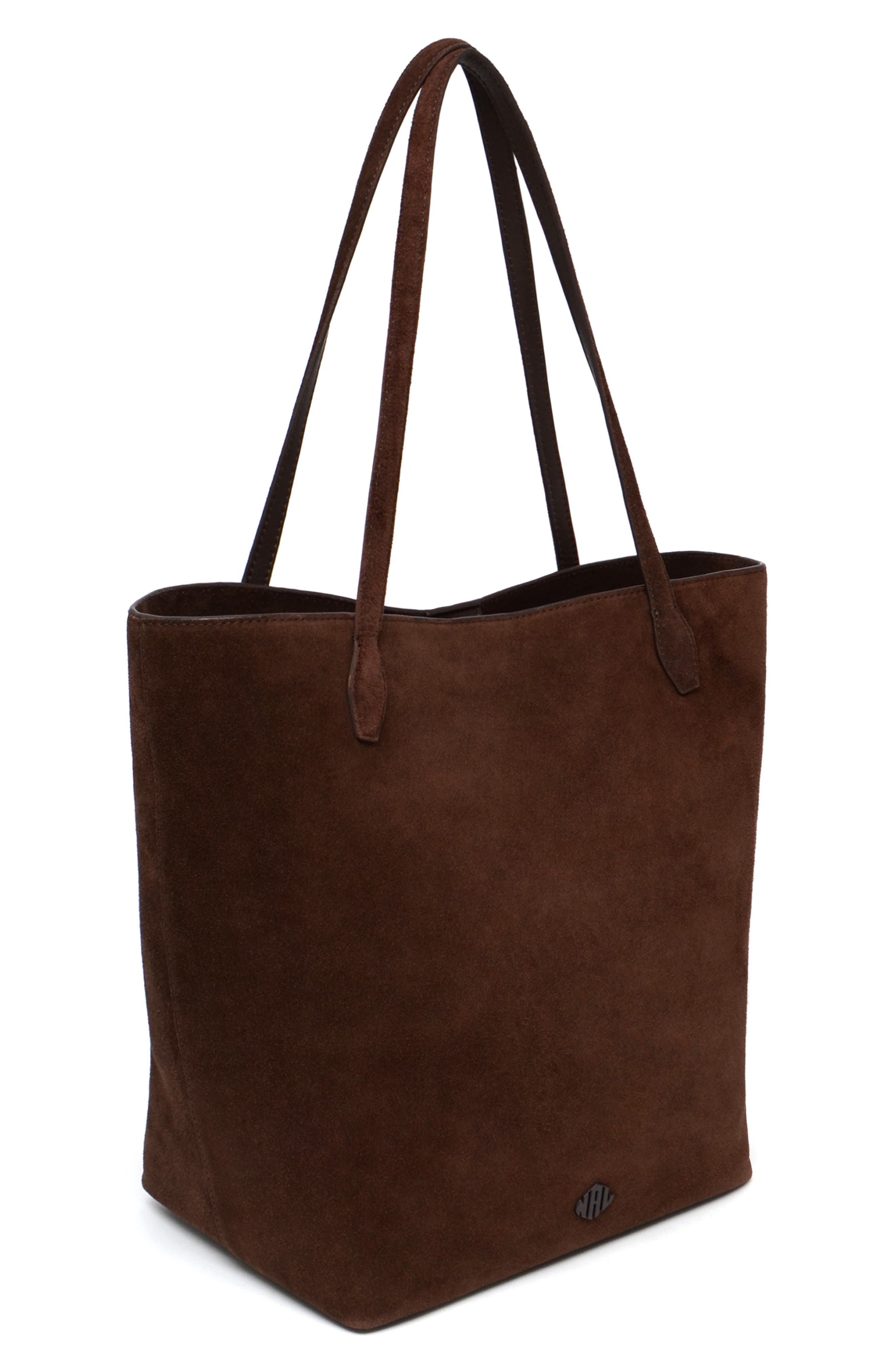 New Amsterdam Leatherworks Asher Large Leather Tote Bag, Alternate, color, Espresso