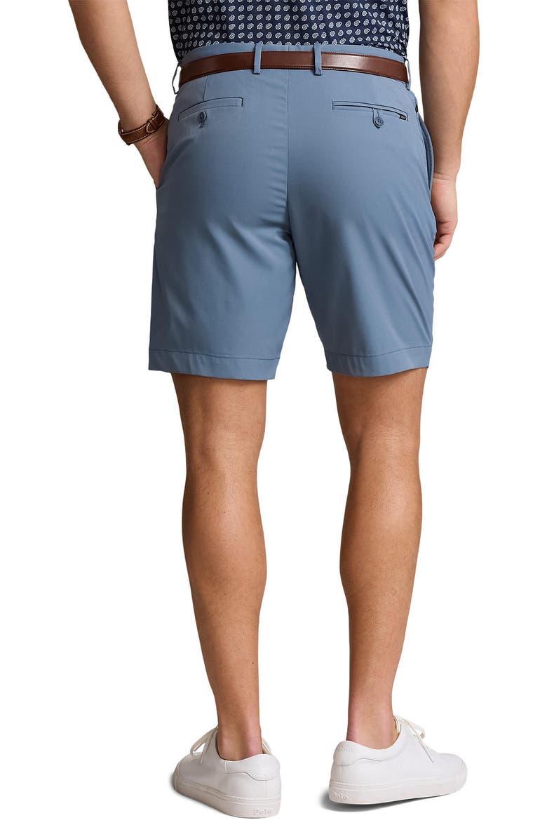 Polo Ralph Lauren Featherweight Flat Front Stretch Chino Shorts, Alternate, color, 