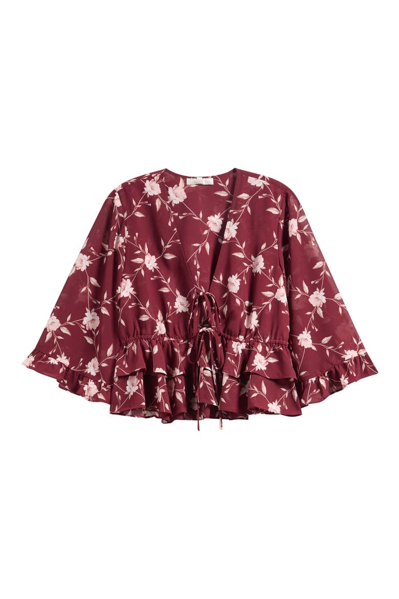Free Spirit Top, Alternate, color, BURGUNDY LATTICE