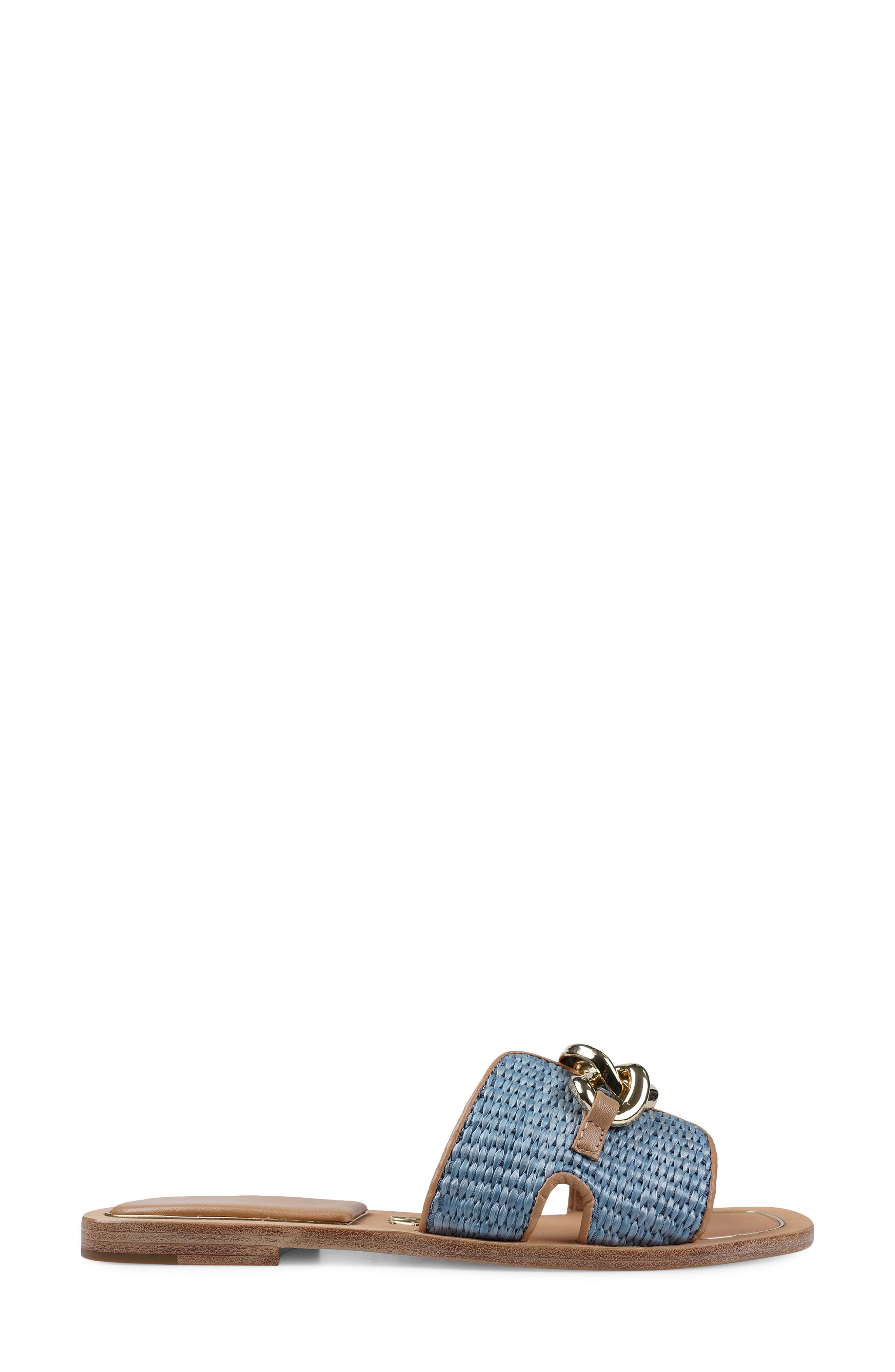 Nelissa Slide Sandal, Alternate, color, BLUE FABRI