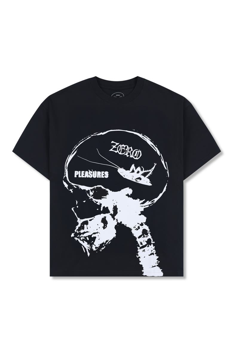 X Zero Skateboards Roaches Graphic T-Shirt, Alternate, color, BLACK
