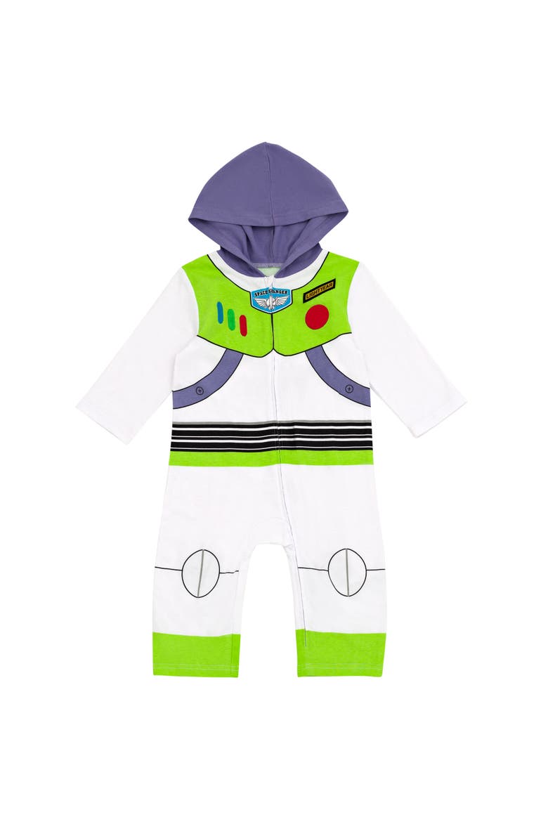 Toy Story Buzz Lightyear Cosplay Hooded One Piece, Main, color, Buzz Lightyear Green