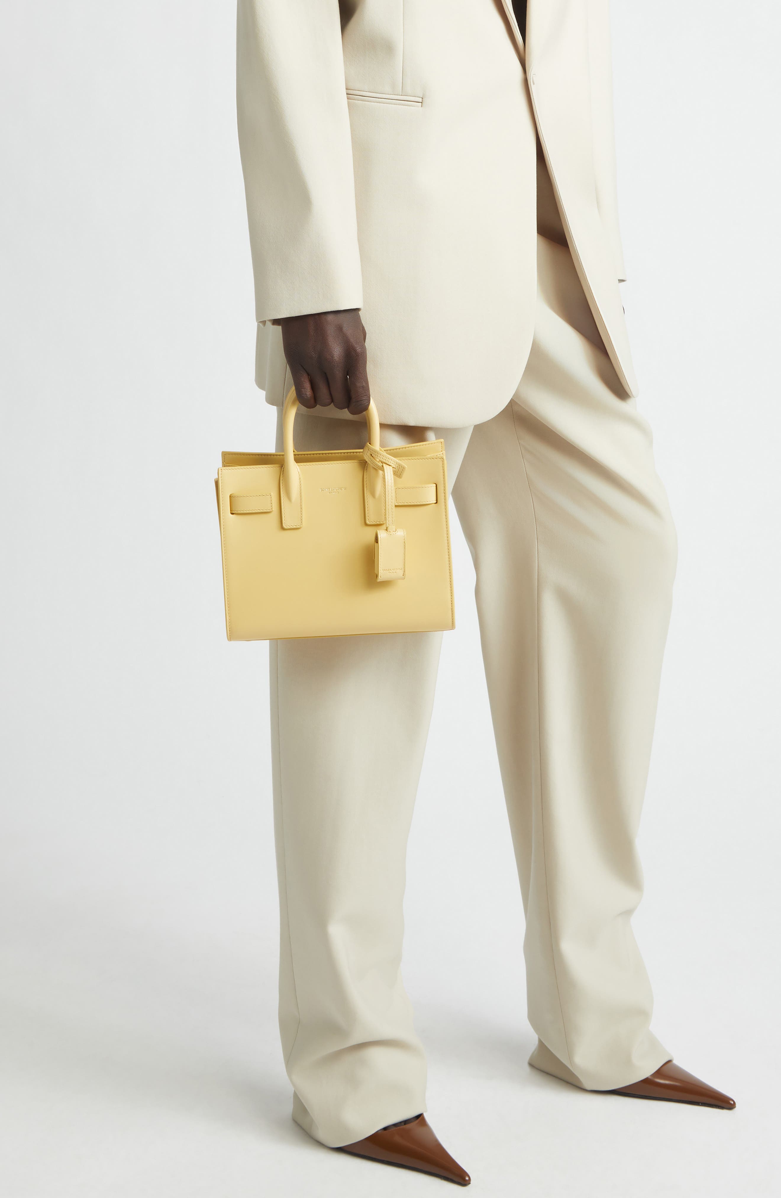 Nano Sac de Jour Leather Tote, Alternate, color, SOFT LEMON