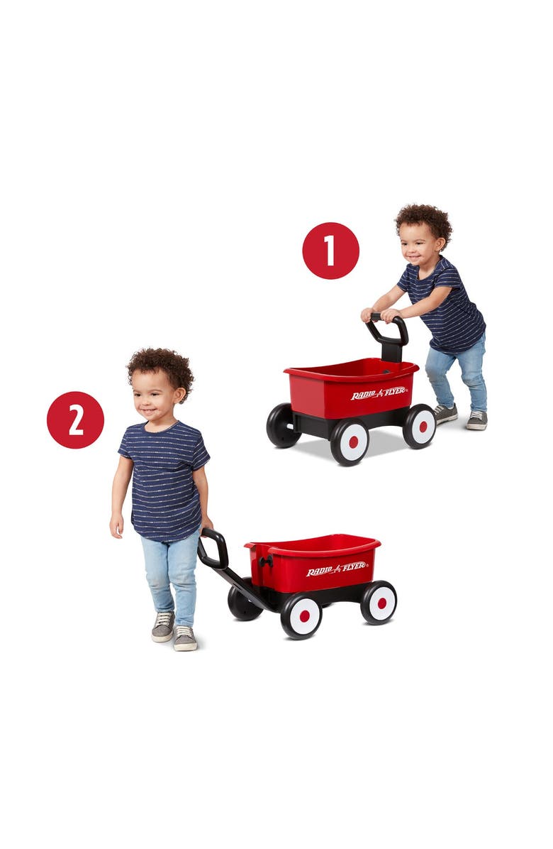 Radio Flyer Push & Pull Walker Wagon, Alternate, color, Red