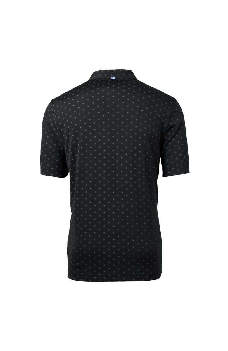 Cutter & Buck Men's Cutter & Buck Black Nashville Sounds Virtue Eco Pique Tile Print Recycled Polo, Alternate, color, 