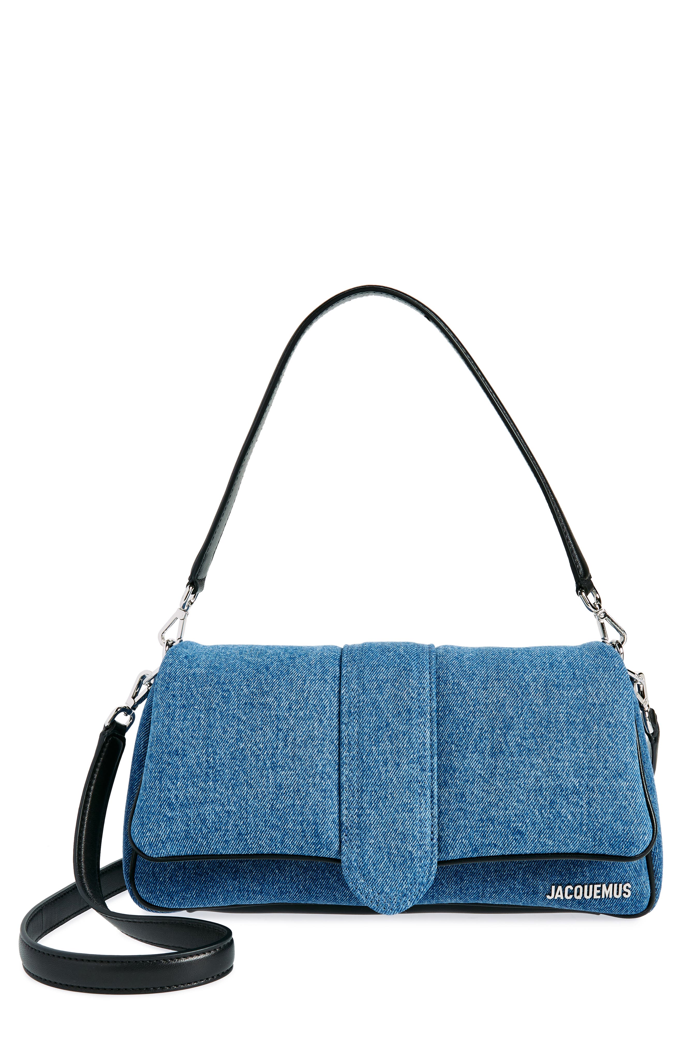 Jacquemus Le Bambimou Denim Shoulder Bag, Main, color, 