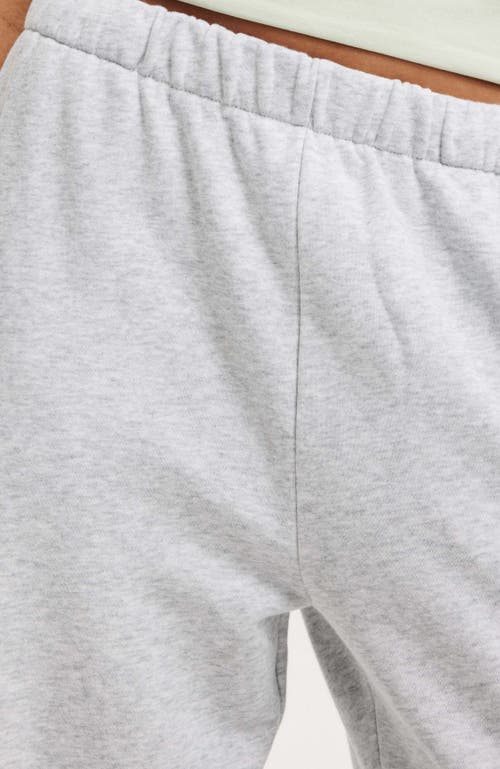 Cotton On Classic Fleece Wide Leg Sweatpant In Soft Grey Marle