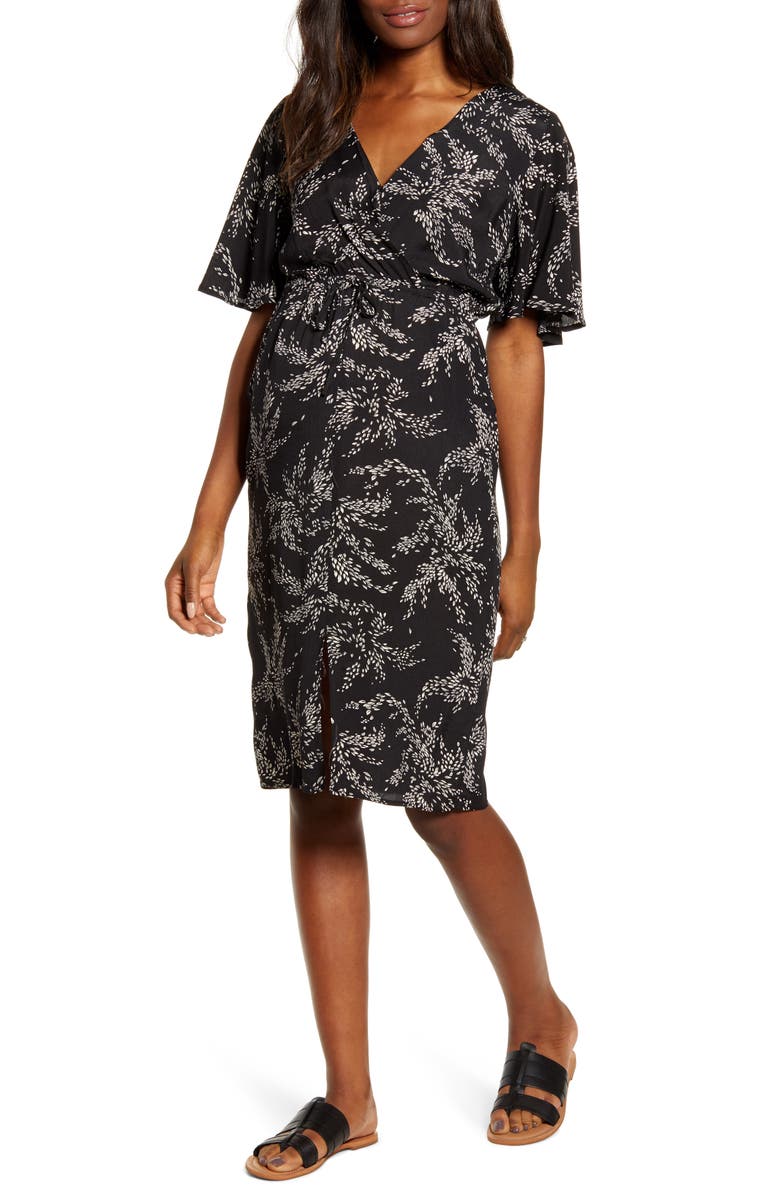 Angel Maternity Bella Maternity/Nursing Dress, Main, color, 