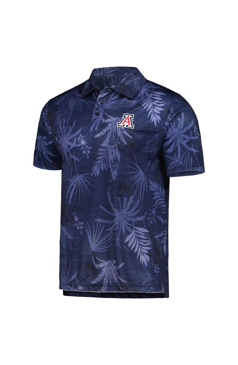 COLOSSEUM Men's Colosseum Navy Arizona Wildcats Palms Team Polo, Alternate, color, Navy