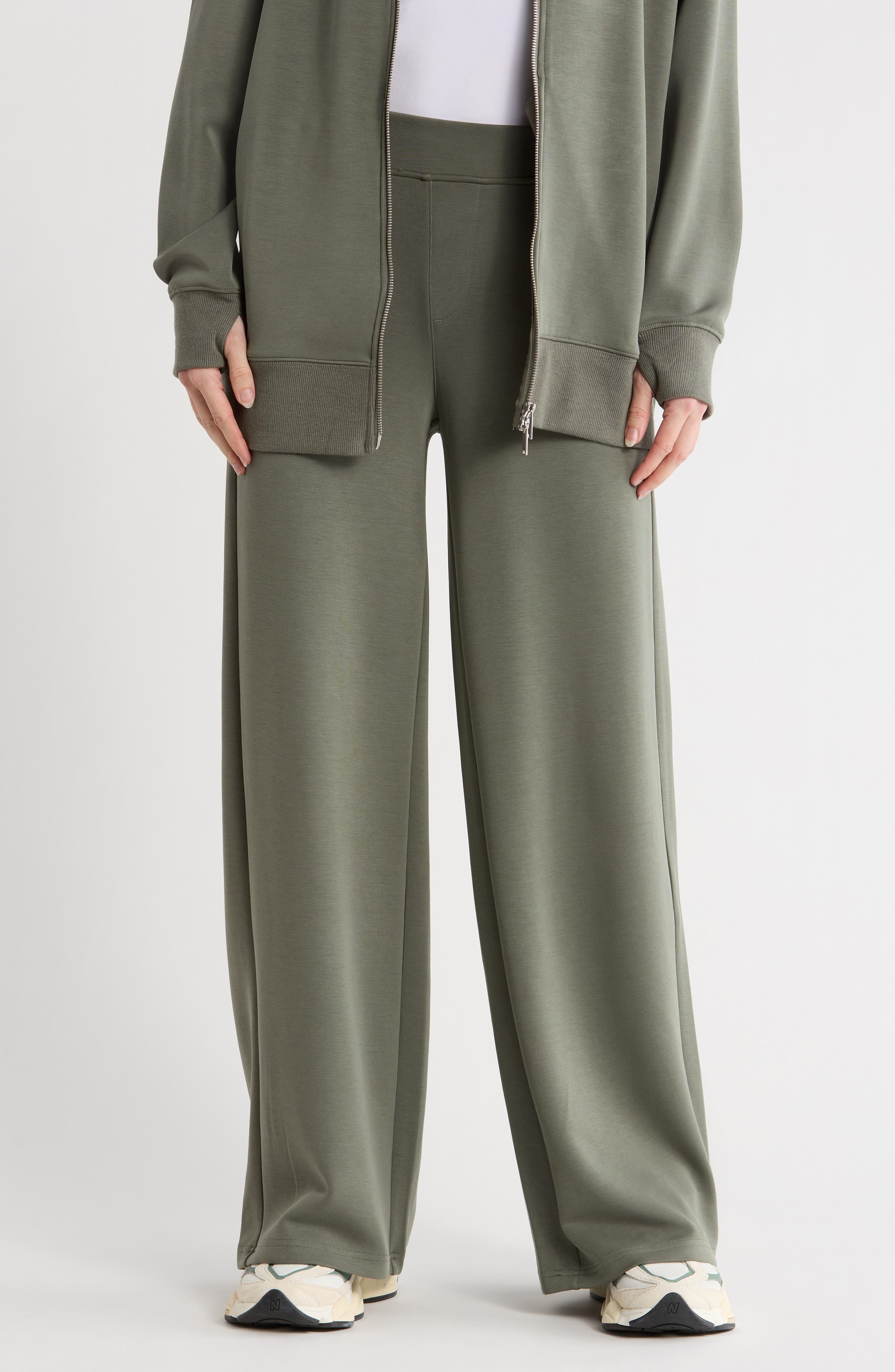 Scuba Knit Wide Leg Pants - image 5
